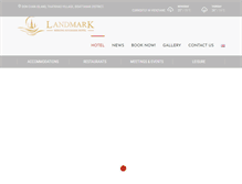 Tablet Screenshot of landmarkmekongriversidehotel.com